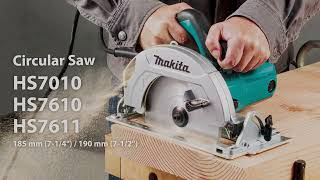 Máy cưa đĩa Makita HS7010   HS7610   HS7611