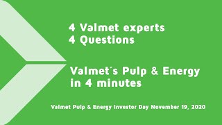 Valmet`s Pulp & Energy in 4 minutes