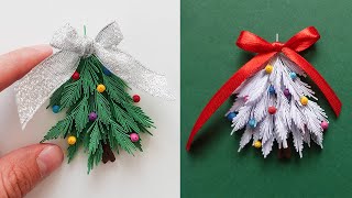 A must try quilling method! 🎄 Christmas Tree Ornament Tutorial