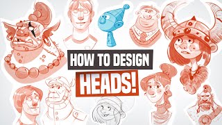 How to Design Stylized Heads | Free Brushes & Materials | Procreate
