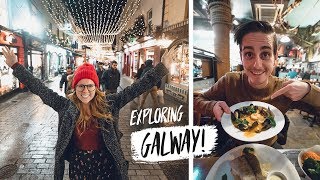 Exploring The CUTEST IRISH TOWN! + Trying Incredible Seafood 🍽(Galway, Ireland)