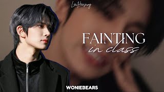 Fainting in class - Lee Heeseung as your crush