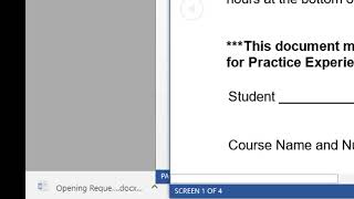 BSN432PE Request for Practice Experiences