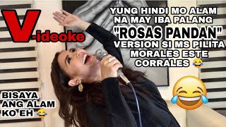 V-ideoke WITH VINA MORALES | May iba palang Rosas Pandan version si Ms Pilita Morales este Corrales😂