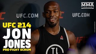 Jon Jones UFC 214 Open Workout Media Scrum - MMA Fighting