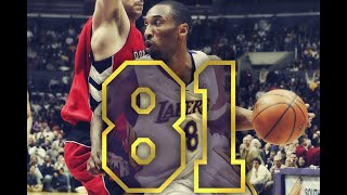 Game When Kobe Bryant Scored 81 Points VS Raptors Became The Legend   January 22, 2006 RIP KOBE GOAT