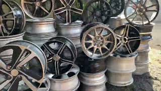 Ukkadam market car alloy old,All brand available #trending #alloywheels #viral #video #viralvideo