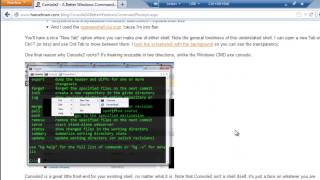 Optional Install Console2 Alternative Command Line