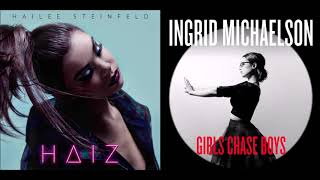 Girls Chase Rock Bottom (Mashup) - Hailee Steinfeld & Ingrid Michaelson