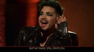 Adam Lambert Performs "The Show Must Go On" - The Queen Family Singalong