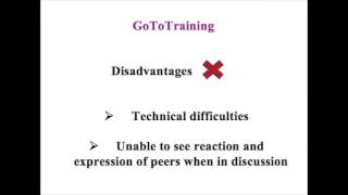 Lesson on GoToTraining