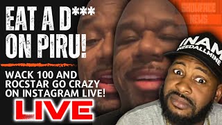 WACK 100 AND ROCSTAR 2800 GETS REAL HEATED ON IG LIVE! 😳 #ShowfaceNews