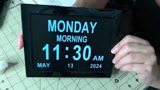 Jaihonda Large Display Digital Clock & Digital photo/video display UNBOXING & REVIEW