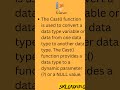 Difference Between CAST and CONVERT Functions in SQL Server | SQL Interview Tips
