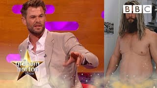The truth about Chris Hemsworth’s Thor fat suit 😂| The Graham Norton Show - BBC