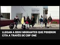 Ingresan a EEUU los primeros migrantes que solicitaron una cita para asilo con la aplicación CBP One