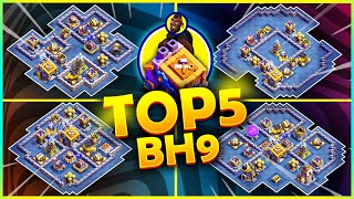 TOP 5 Best BUILDER HALL 9 COC Bases with Links | Builder Base 2.0