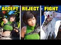 Yuffie joins Party vs Cloud Rejects Yuffie (All Choices) - Final Fantasy 7 Rebirth