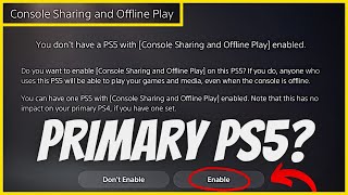 How to Activate PS5 as Primary - Set Your PS5 Account as PRIMARY New!!