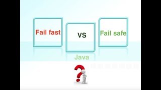 FAIL FAST ITERATOR VS FAIL SAFE ITERATOR
