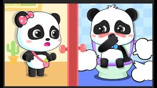 A Panda Bebé Le Duele Estómago | Canción Infantil | Hábitos Saludables | BabyBus Español
