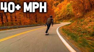 The Craziest Mountain Sport Ever | Longboarding In Autumn