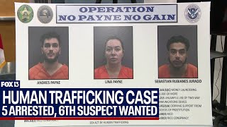 Sixth suspect wanted in human trafficking ring