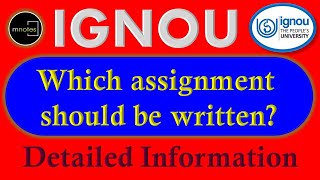 IGNOU |ഏത് അസൈൻമെൻറ് ആണ് എഴുതേണ്ടത്? | Which assignment should be written? | HELP DESK 7012461727