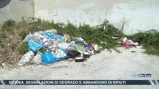 Isernia, segnalazioni di degrado e abbandono di rifiuti