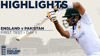 Day 1 Highlights | England Frustrated by Rain as Babar Impresses | England v Pakistan 1st Test 2020