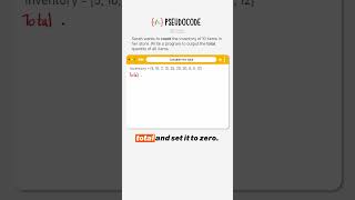 Easy totalling algorithm