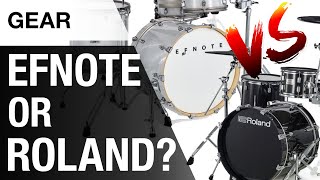 Efnote 7 vs. Roland VAD503 - Which E-Drum Kit Sounds Better? | E-Drum Comparison