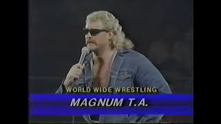 Magnum TA calls out Jimmy Garvin   Worldwide Sept 13th, 1986