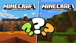 MINECRAFT - Jaký je rozdíl mezi Java a Bedrock edicí?