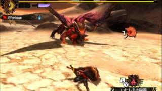 【MH4G】G★3 テオ・テスカトル vs なしなし ハンマー 6'49''20