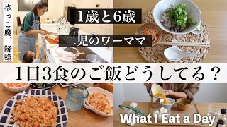 【とある日の1日の食事】二児のワーママのドタバタ1日3食🍴ミールキットでラクしてなんぼ💦What I Eat in A day