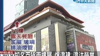 信義區知名百貨 頂樓餐廳違法營業