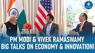 PM Modi \u0026 Vivek Ramaswamy What Was Discussed? Strengthening India-U.S. Trade \u0026 Tech Ties