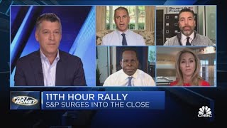 Late day rally to close out the week