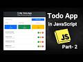 Build ToDo App in JavaScript |  Validation | Avoid Duplicate | Delete | Mark Complete