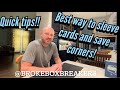 How to sleeve cards, Best way to sleeve cards, Safest way to sleeve cards, Quick tips, Protect cards