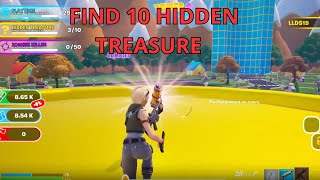 HOW TO FIND ALL 10 HIDDEN TREASURE LOCATIONS / TOWER TYCOON 2 MAP FORTNITE CREATIVE SECRET TUTORIAL