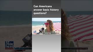 'Jesse Watters Primetime' sees if Americans know history #shorts