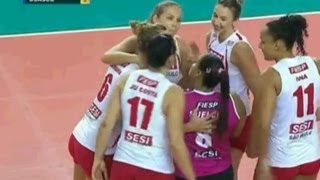 Campeonato Paulista de Volei Feminino 2013 - Sesi SP 3 x 1 Molico Nestlé