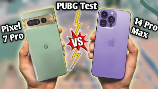 iPhone 14 Pro Max vs Google Pixel 7 Pro PUBG Test