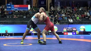 Repechage GR - 130 kg: D. VITEK (HUN) v. Y. ISSA (EGY)