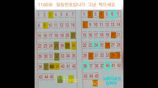 1160회  일등하시죠   몰빵  8수   2    8     ?     24    30   ?    36    ?