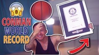 CONMAN 1 ON 1 AND BREAKS A BASKETBALL WORLD RECORD