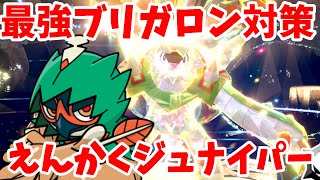 【ポケモンSV】最強ブリガロン対策！えんかくジュナイパーの作り方！ニードルガードのダメージ無効化！【ポケモンスカーレットバイオレット】