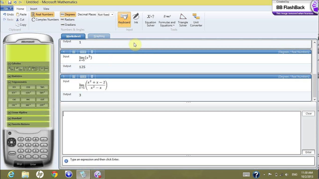 Microsoft Mathematics Tutorial Youtube